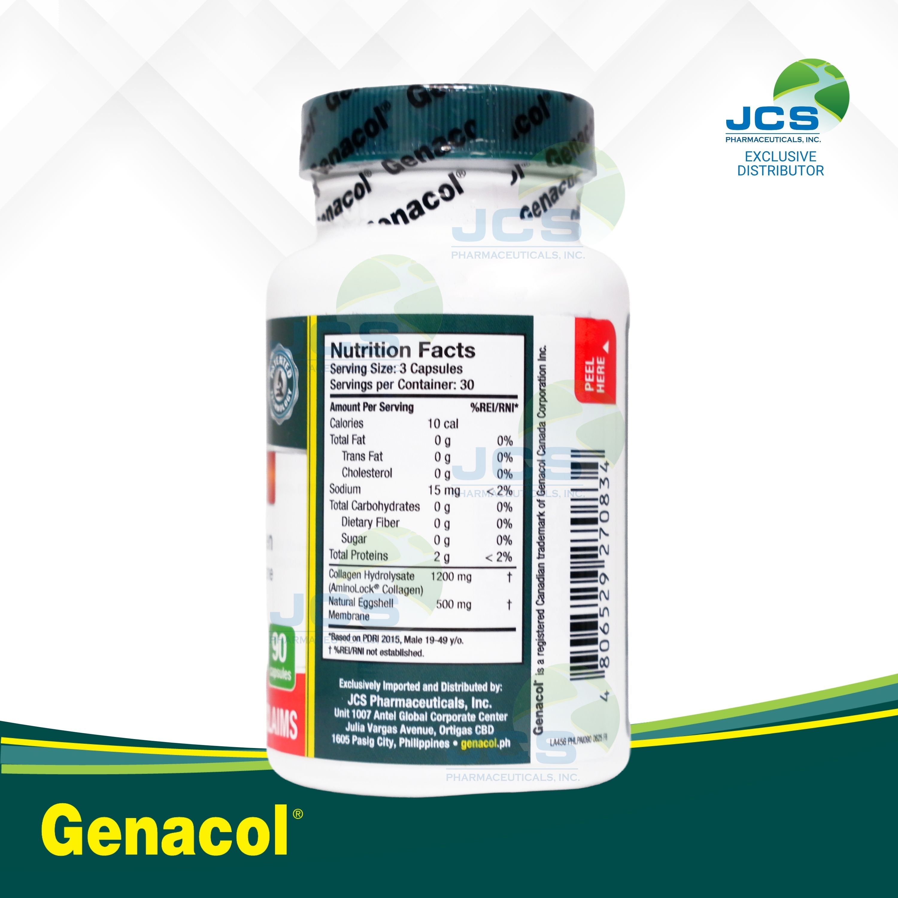 Genacol 5D AminoLock Collagen with Eggshell Membrane 90 Capsules