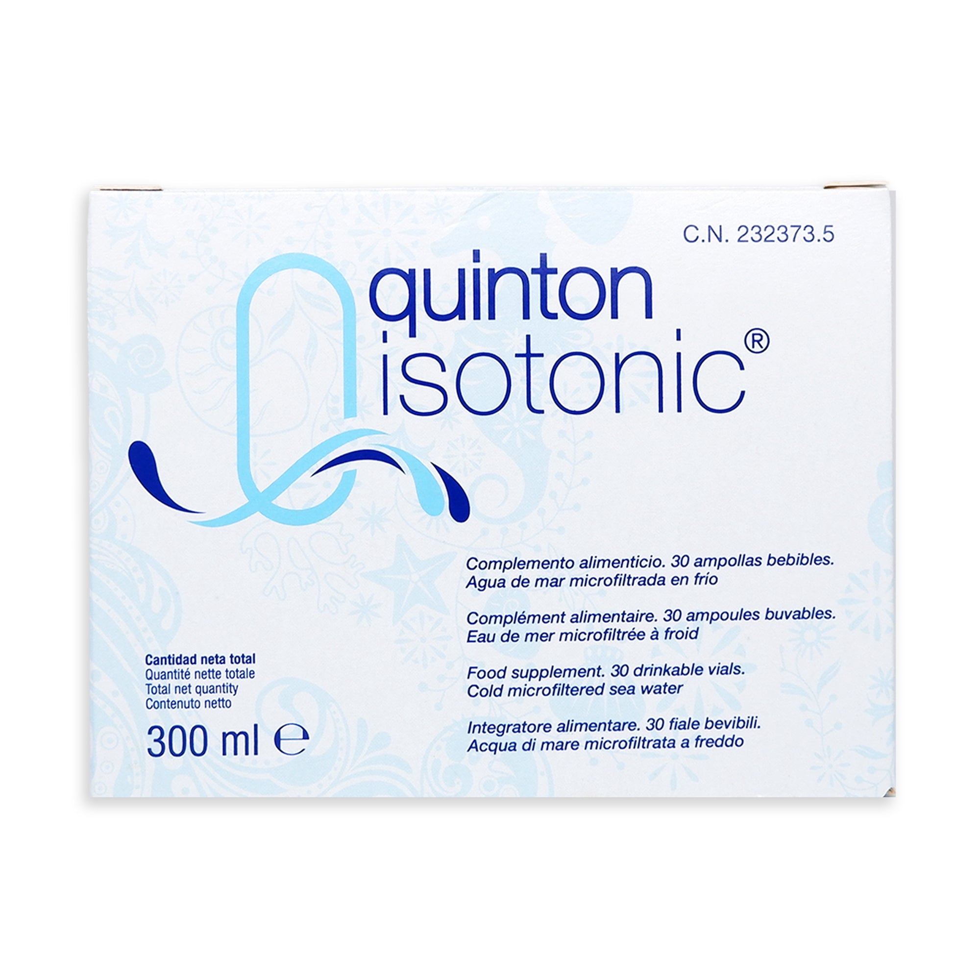 Plasma Quinton isotonique, 10 ml x 30 amp - L'herboristerie
